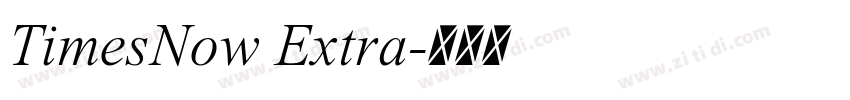 TimesNow Extra字体转换